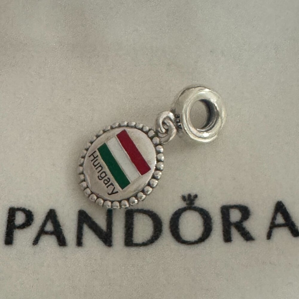 Pandora Hungary Flag Exclusive Charm Pendant - Picture 3 of 4